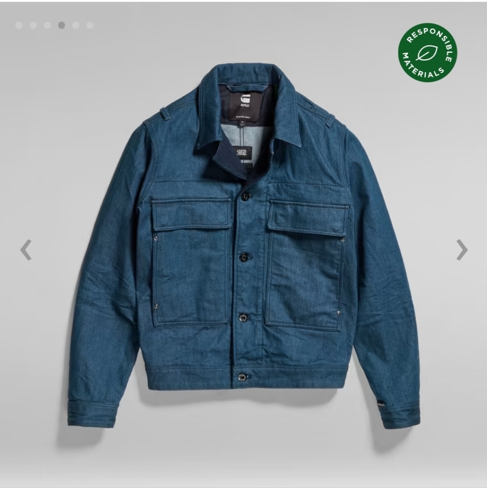 G-STAR RAW Unisex Utility Flap Pocket Jacket - US S